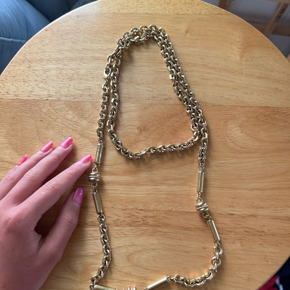 Vintage Elegant Gold Chain Necklace - Picture 1 of 4